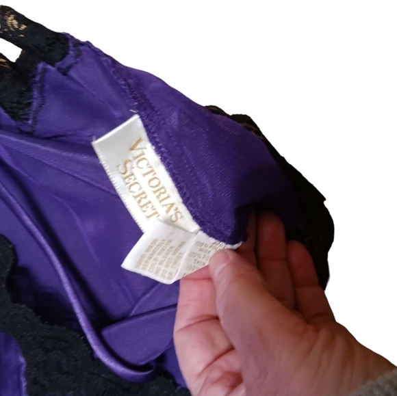 Vintage Gold Label Victoria's Secret Slip Gown Purple Ladies Small fairycore - Picture 3 of 7
